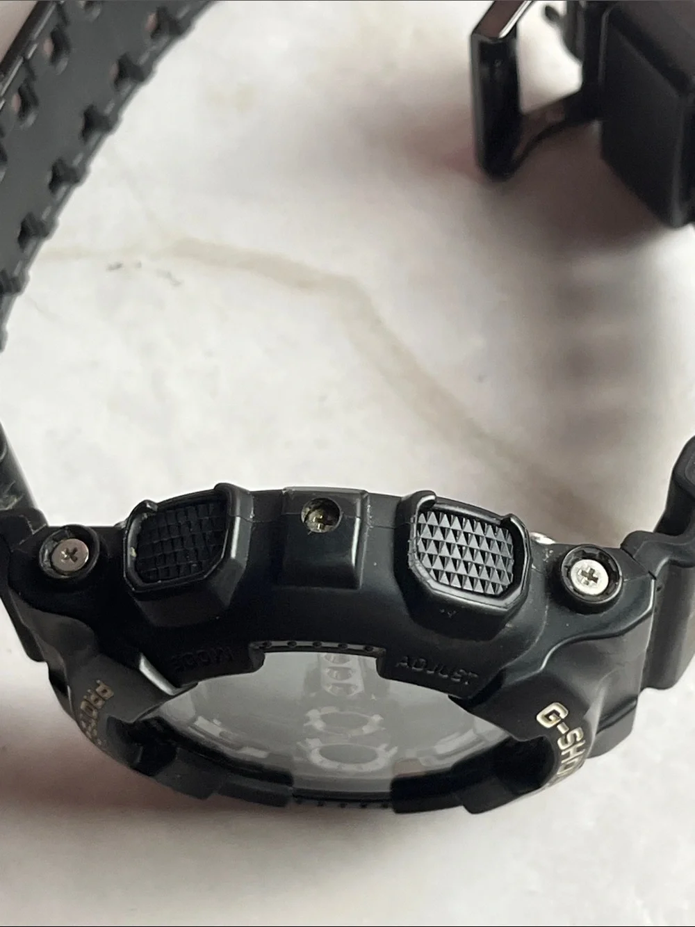 G-SHOCK GD-100BW Black Digital Watch 20ATM, Shock Resistant 50mm